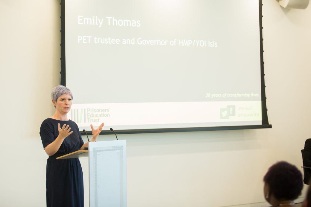 Trustee and HMP Isis Governor Emily Thomas