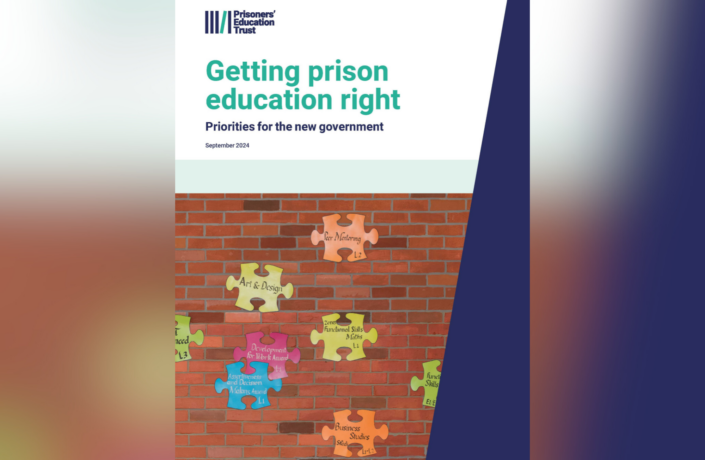 Front cover - Getting prison education right