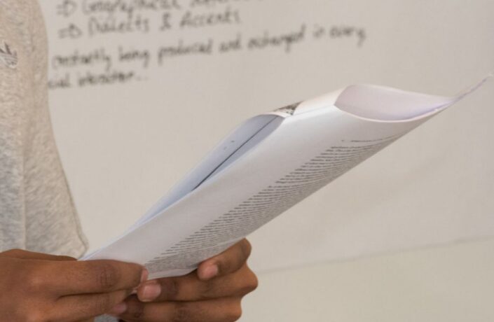 Reading a presentation